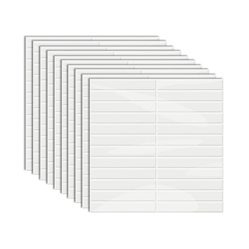 BowLift | Modern Peel & Stick Subway Tiles PVC Rectangular Peel-and-Stick Wall Cladding