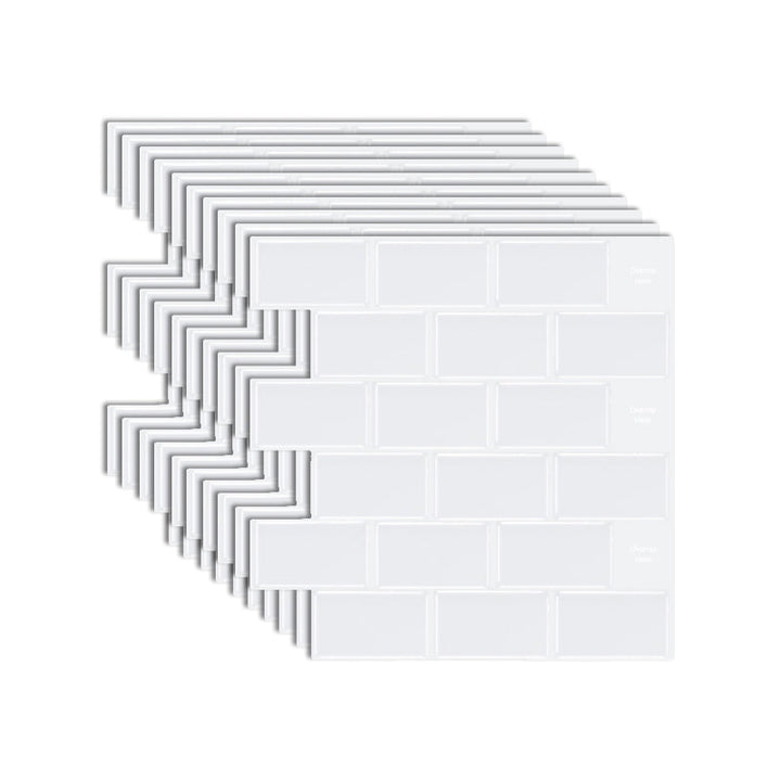 BowLift | Modern Tile Peel & Stick PVC Rectangular Subway Tile Peel and Stick Wall Tile