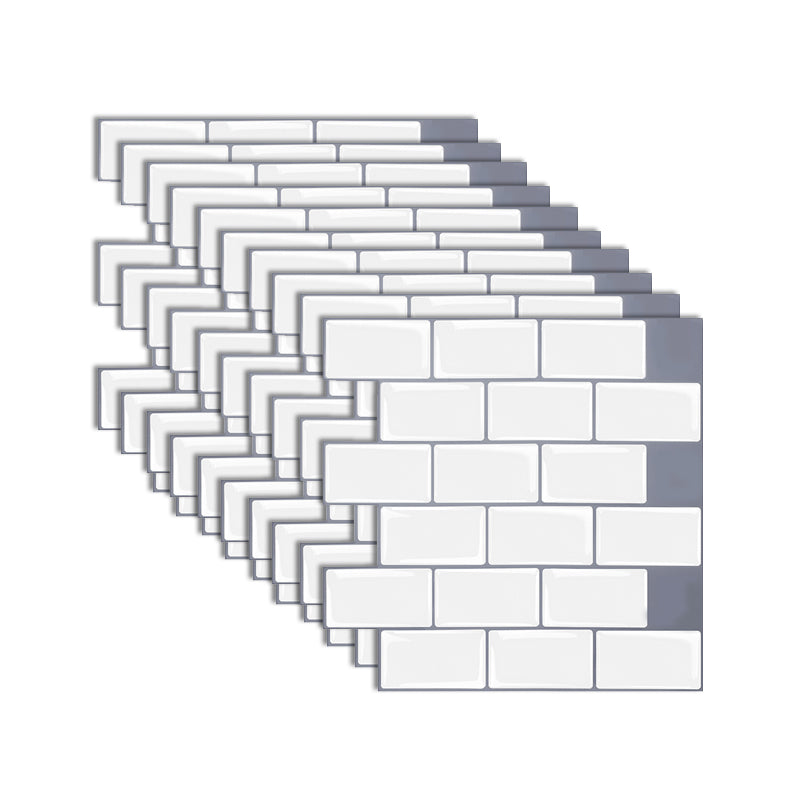 BowLift | Modern Tile Peel & Stick PVC Rectangular Subway Tile Peel and Stick Wall Tile