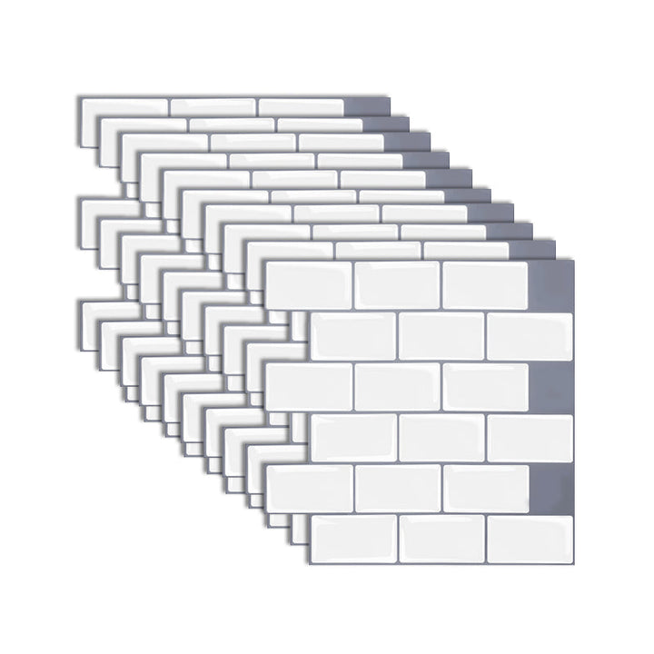BowLift | Modern Tile Peel & Stick PVC Rectangular Subway Tile Peel and Stick Wall Tile