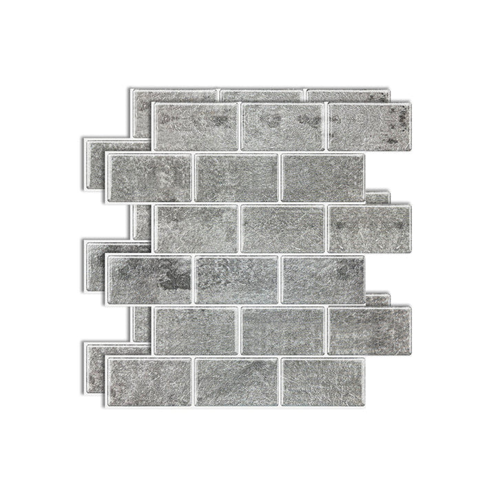BowLift | Matte Square Peel & Stick Tile Stone Composite Subway Tile for Kitchen Backsplash