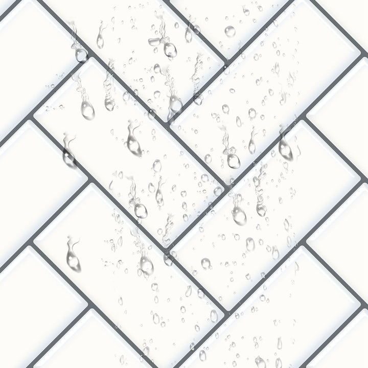 BowLift | Matte Square Peel & Stick Tile Stone Composite Subway Tile for Kitchen Backsplash