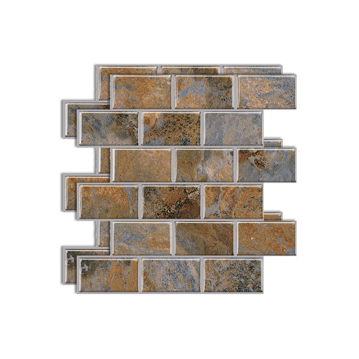 BowLift | Matte Square Peel & Stick Tile Stone Composite Subway Tile for Kitchen Backsplash