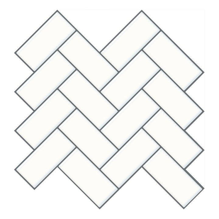 BowLift | Matte Square Peel & Stick Tile Stone Composite Subway Tile for Kitchen Backsplash