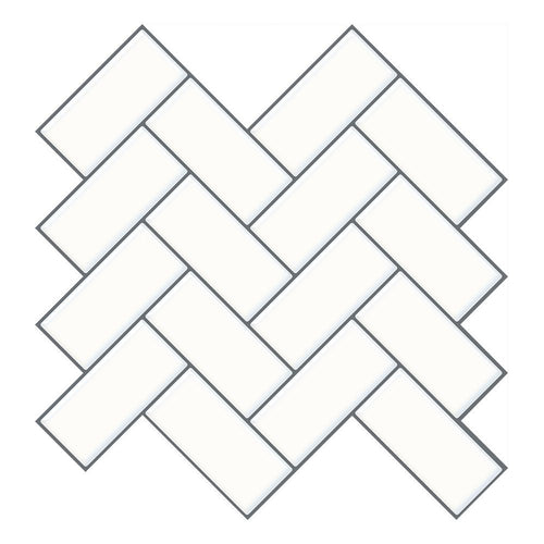BowLift | Matte Square Peel & Stick Tile Stone Composite Subway Tile for Kitchen Backsplash