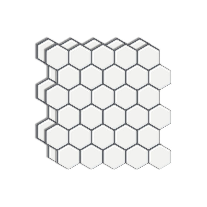 BowLift | Matte Square Peel & Stick Tile Stone Composite Subway Tile for Kitchen Backsplash