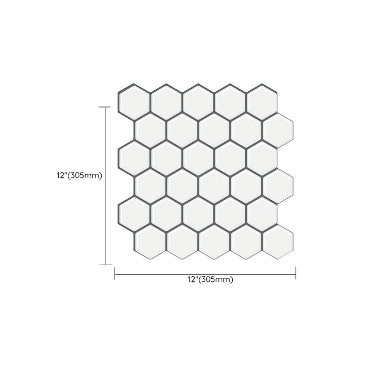 BowLift | Matte Square Peel & Stick Tile Stone Composite Subway Tile for Kitchen Backsplash