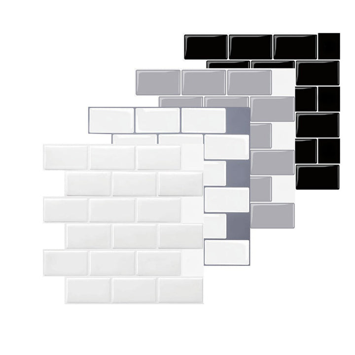 BowLift | Square Peel & Stick Tile Stone Composite Tile for Kitchen Backsplash