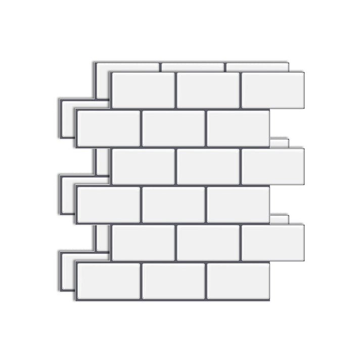 BowLift | Square Peel & Stick Tile Stone Composite Tile for Kitchen Backsplash
