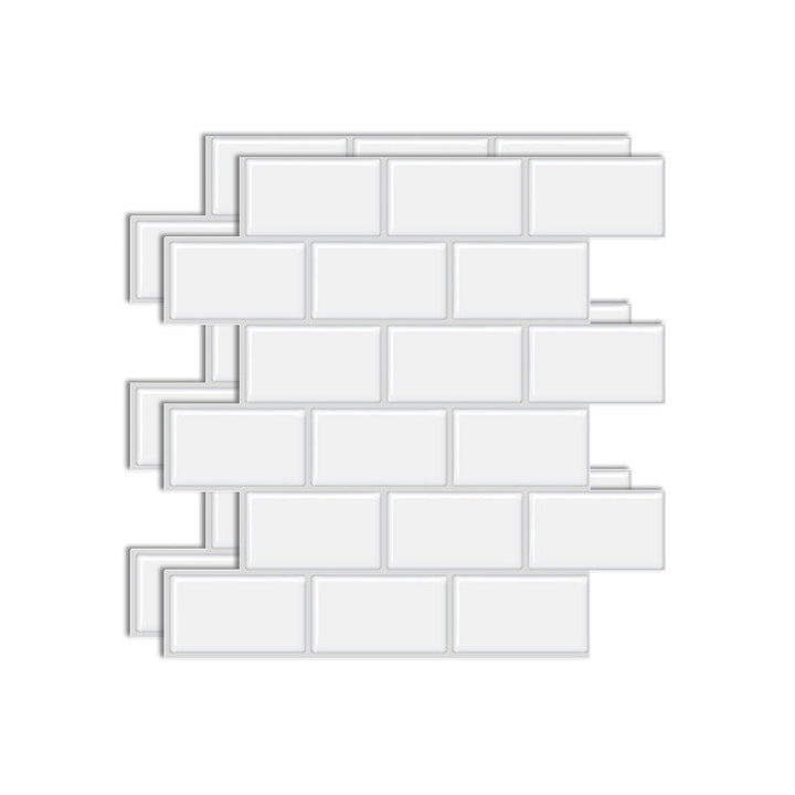 BowLift | Square Peel & Stick Tile Stone Composite Tile for Kitchen Backsplash