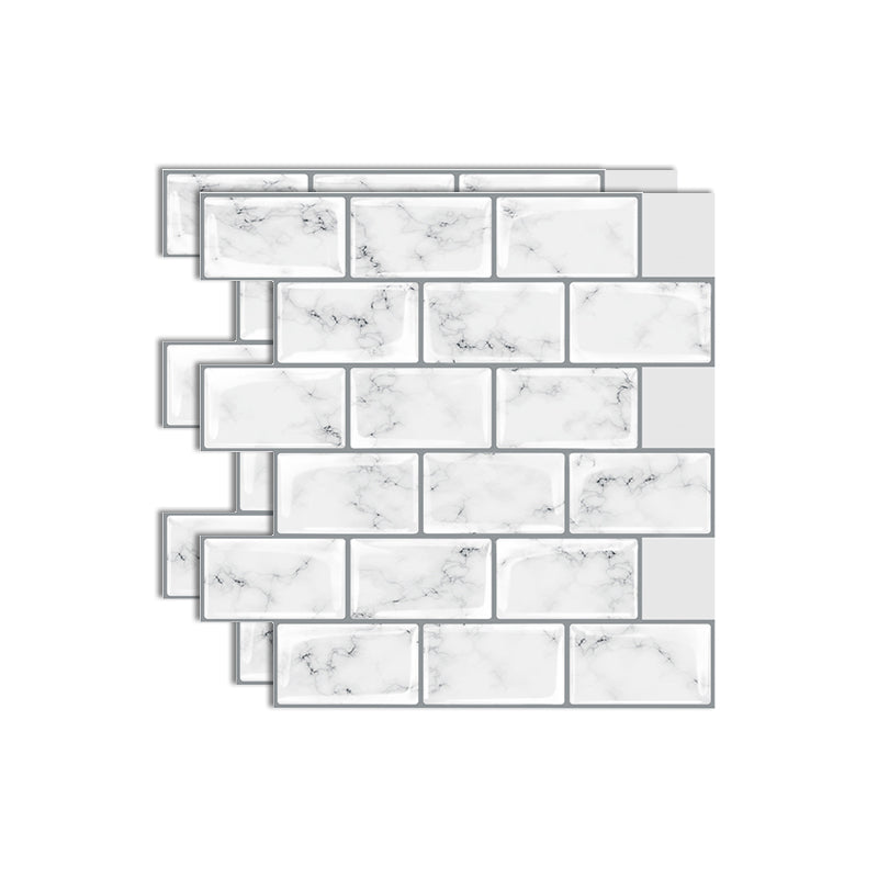 BowLift | Square Peel & Stick Tile Stone Composite Tile for Kitchen Backsplash