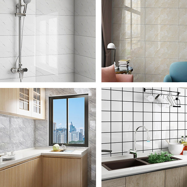 BowLift | Stain Resistant Peel & Stick Tile Marble Effect Single Tile for Kitchen Backsplash
