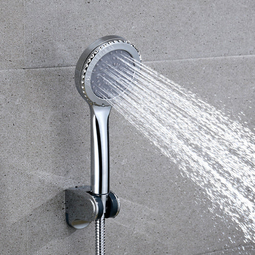 BowLift | Shower Head Combo Rainfall Modern Polished Chrome Spray Head