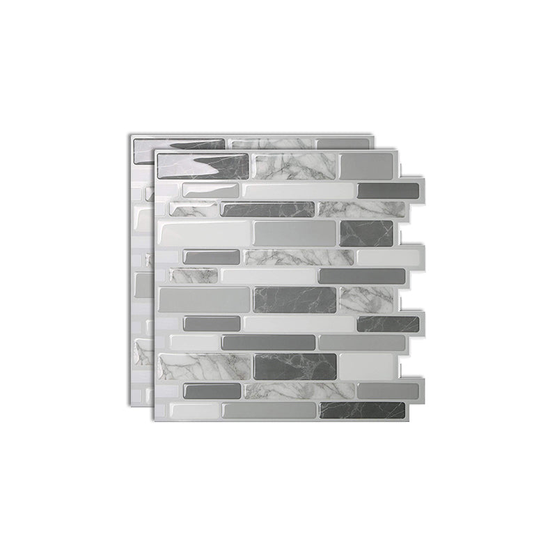 BowLift | Square Peel & Stick Tile Stone Composite Subway Tile for Backsplash Wall