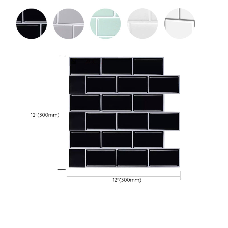 BowLift | Square Peel & Stick Tile Stone Composite Subway Tile for Backsplash Wall
