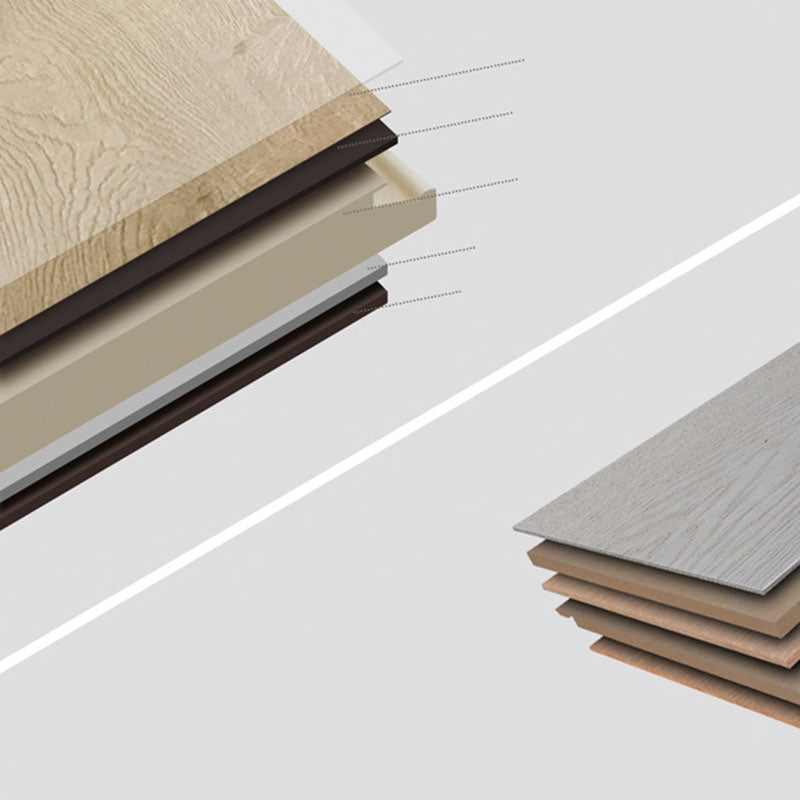 BowLift | Modern Interior Flooring Wood Look Peel and Stick Rectangular Flooring Vinyl