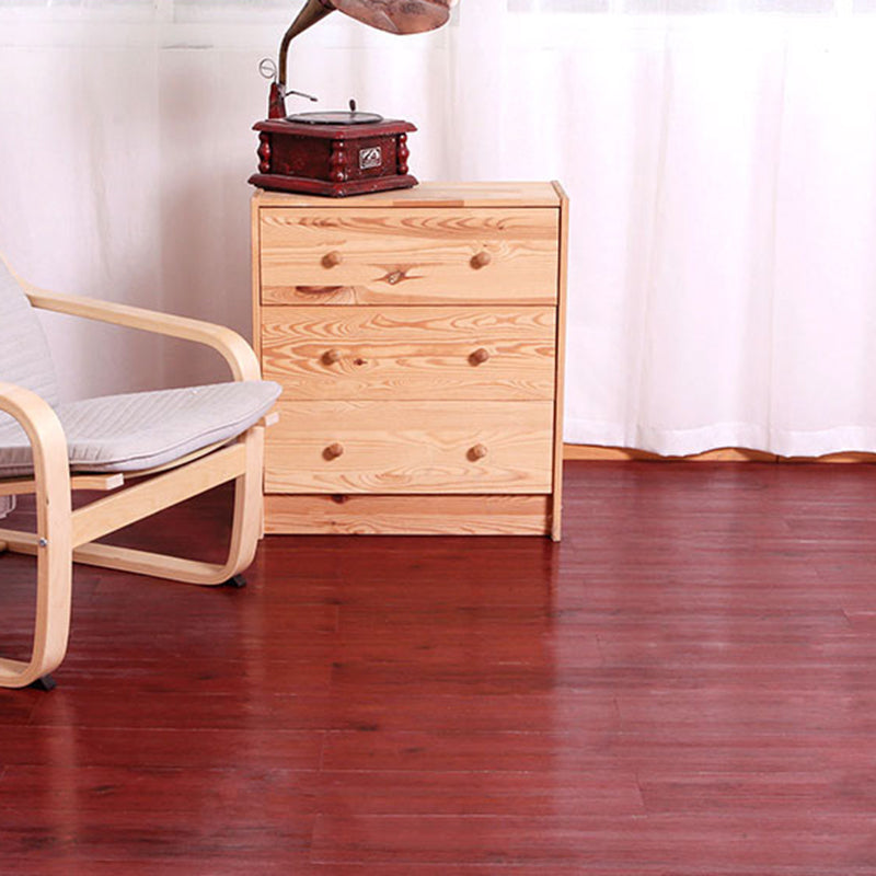 BowLift | Smooth PVC Flooring Peel and Stick Wood Look Rectangular Vinyl Floor