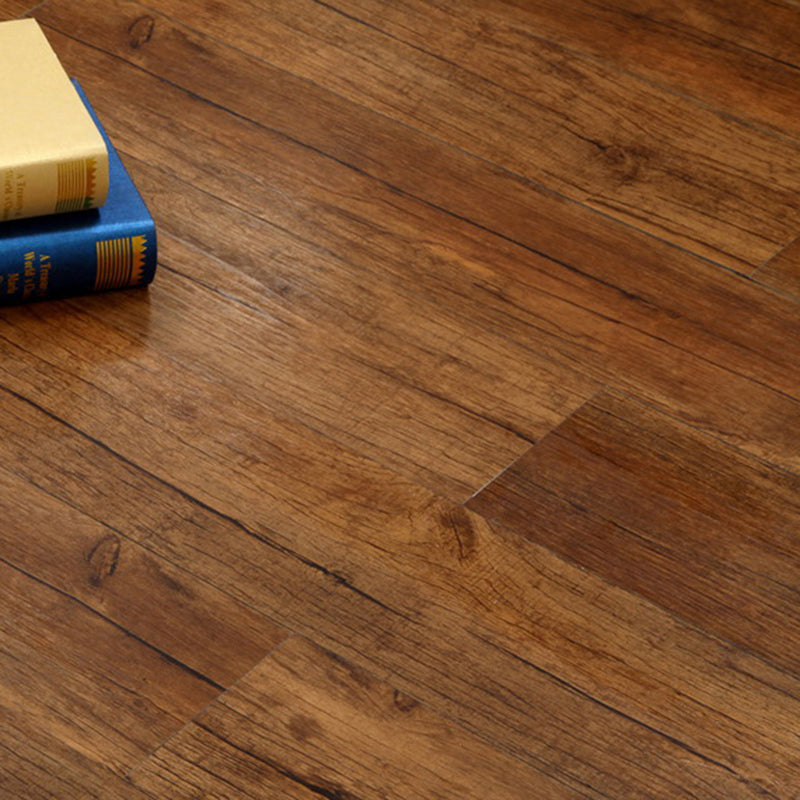 BowLift | Smooth PVC Flooring Peel and Stick Wood Look Rectangular Vinyl Floor