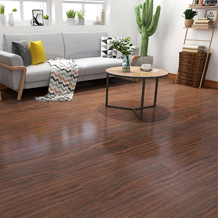 BowLift | PVC Flooring Peel and Stick Smooth Wood Look Rectangular Vinyl Floor