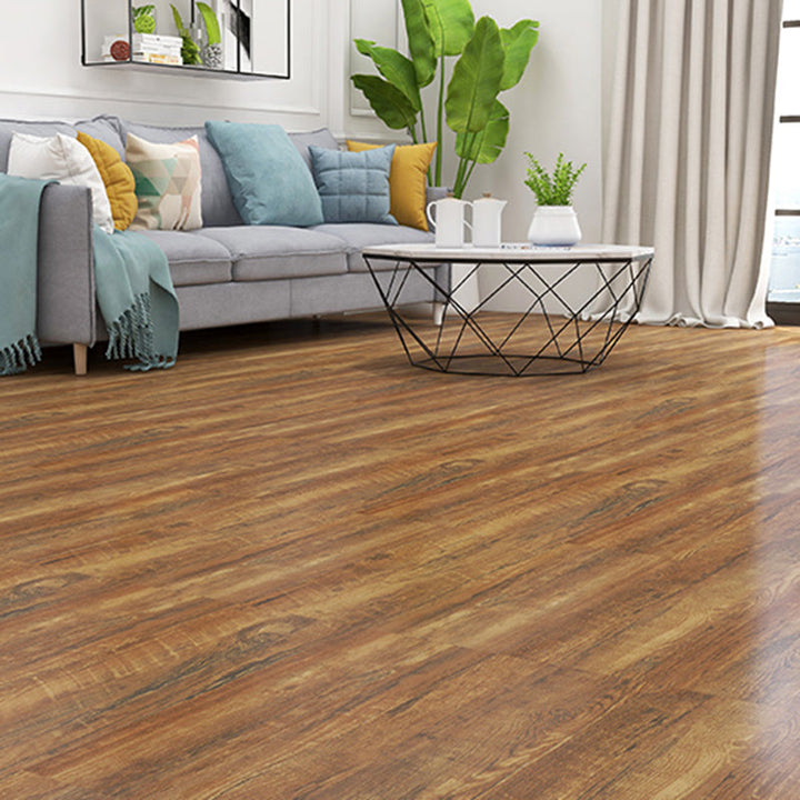 BowLift | PVC Flooring Peel and Stick Smooth Wood Look Rectangular Vinyl Floor