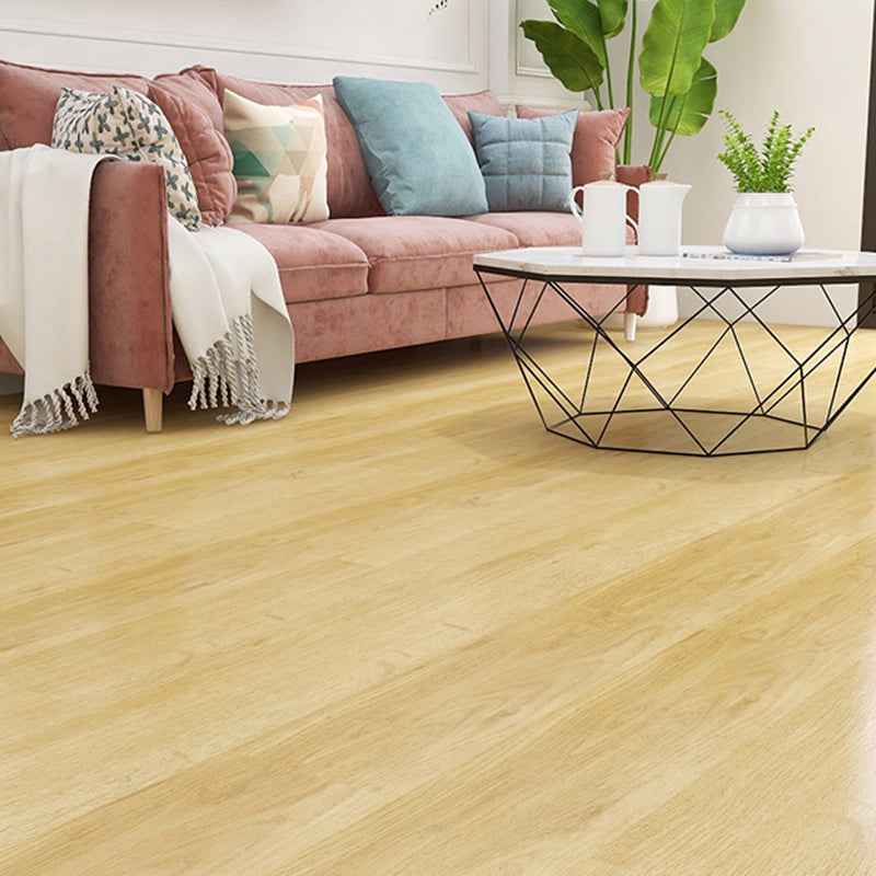 BowLift | PVC Flooring Peel and Stick Smooth Wood Look Rectangular Vinyl Floor