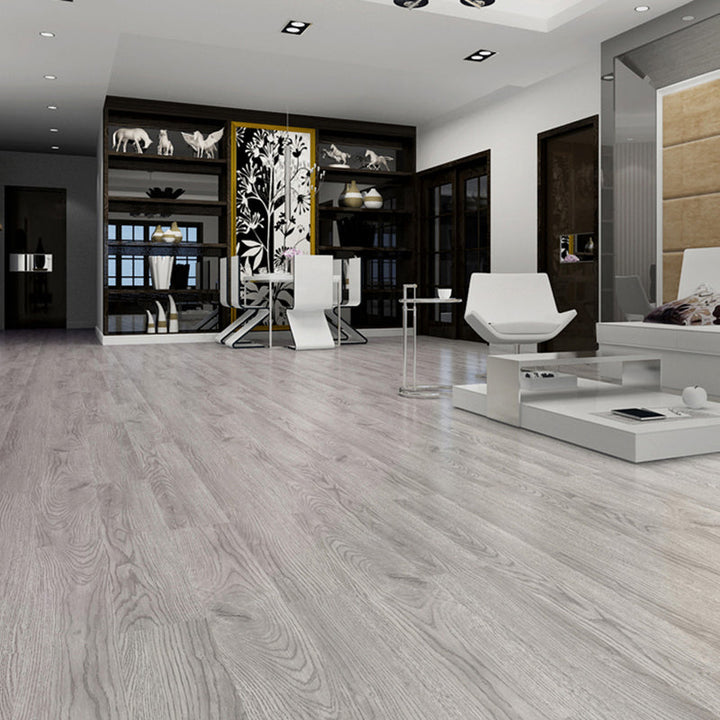 BowLift | PVC Flooring Peel and Stick Smooth Wood Look Rectangular Vinyl Floor