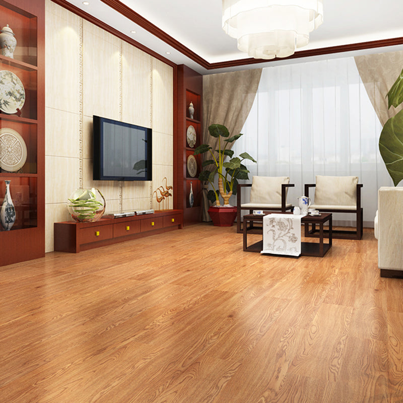 BowLift | PVC Flooring Peel and Stick Smooth Wood Look Rectangular Vinyl Floor