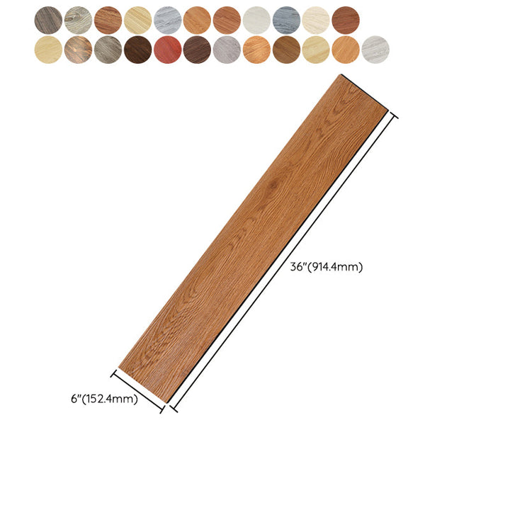 BowLift | PVC flooring Peel and Stick Smooth Wood Look Rectangle Vinyl Floor