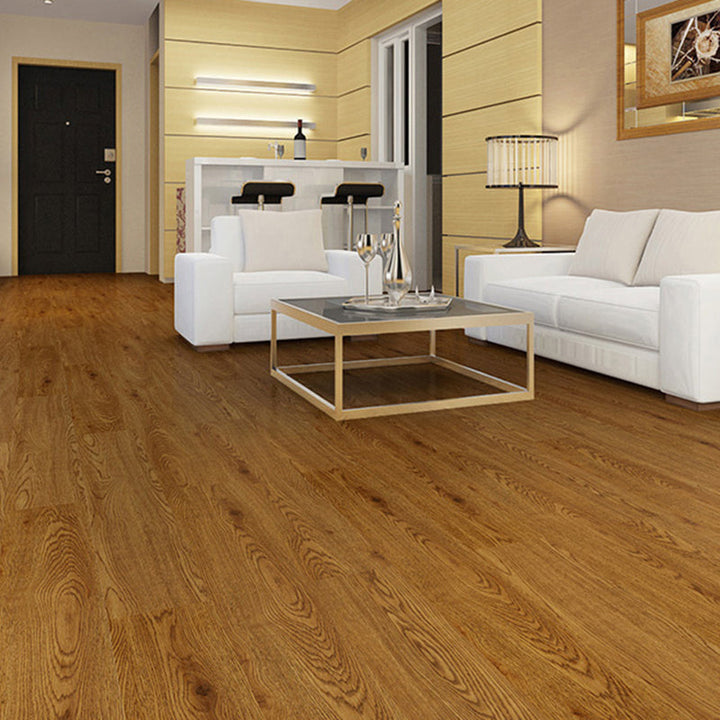 BowLift | Rectangle PVC Floor Covering Peel and Stick Smooth Wood Look Vinyl Flooring