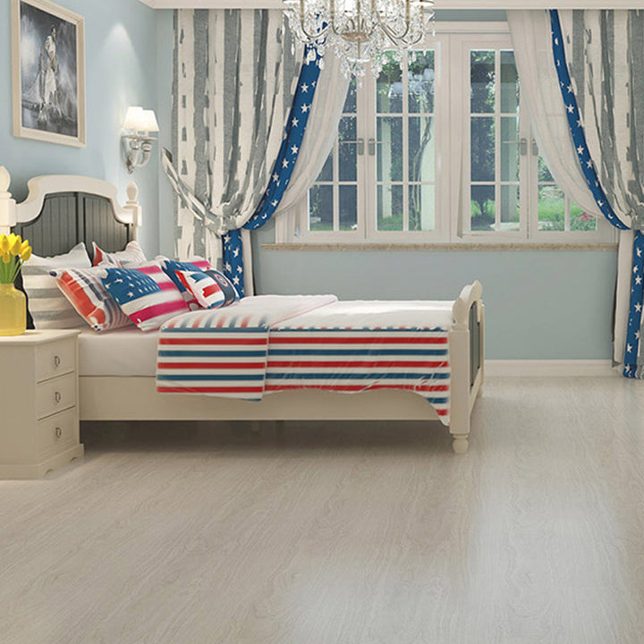 BowLift | Rectangle PVC Floor Covering Peel and Stick Smooth Wood Look Vinyl Flooring