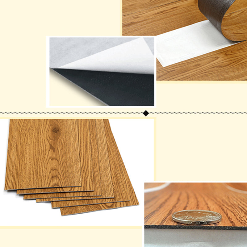 BowLift | Rectangle PVC flooring Peel and Stick Smooth Woodlook Vinyl floor