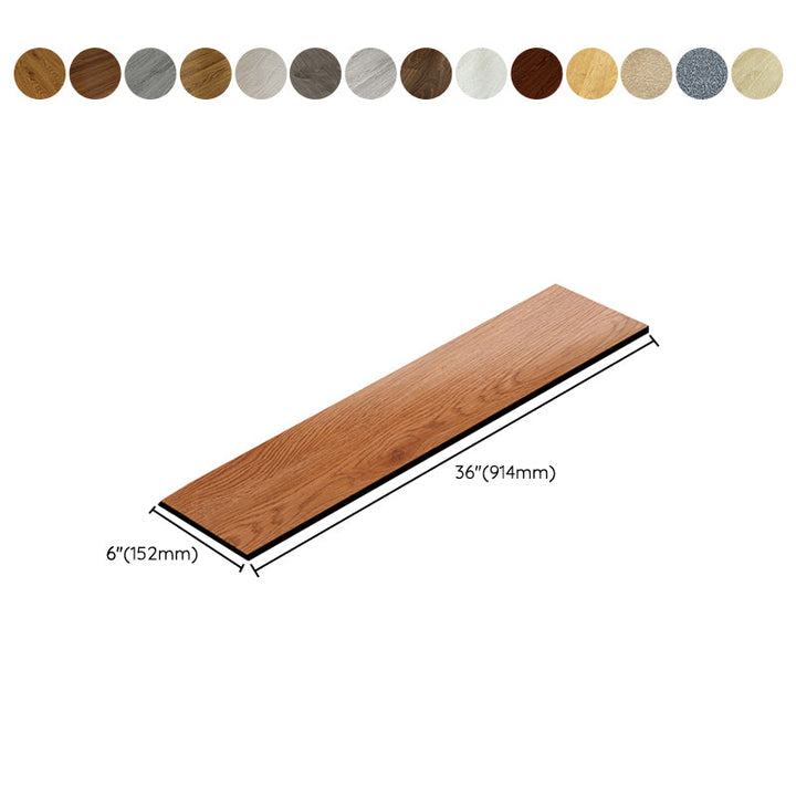 BowLift | Rectangle PVC flooring Peel and Stick Smooth Woodlook Vinyl floor