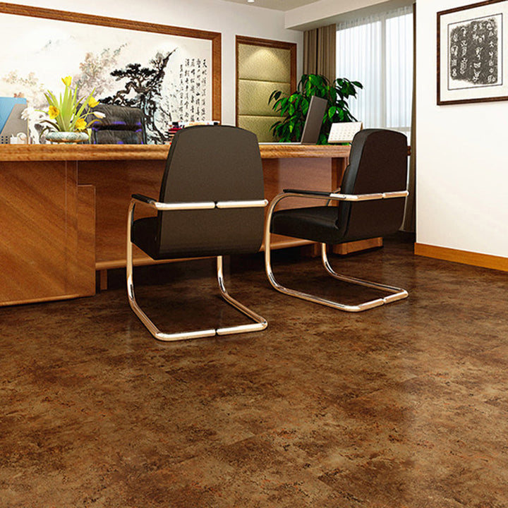 BowLift | Rectangular PVC Floor Covering Peel and Stick Matte Stone Look Vinyl Floor