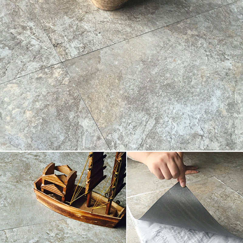 BowLift | Rectangular PVC Floor Covering Peel and Stick Matte Stone Look Vinyl Floor