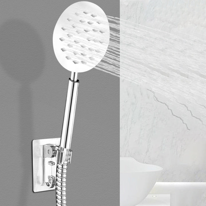 BowLift | Round Shower Head Stainless Steel 3 Sprays Wall Mounted Hand Shower
