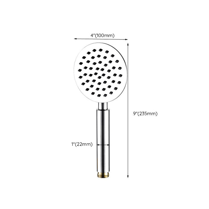 BowLift | Round Shower Head Stainless Steel 3 Sprays Wall Mounted Hand Shower