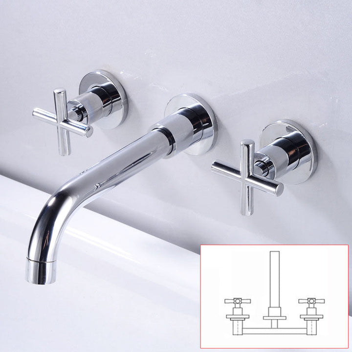 BowLift | Modern Wall-Mounted Faucet Bathroom Lever Bathtub Faucet