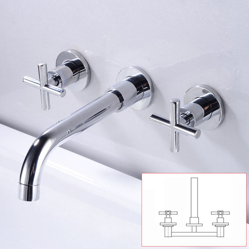 BowLift | Modern Wall Mounted Fixture Bathroom Bathtub Mixer Faucet