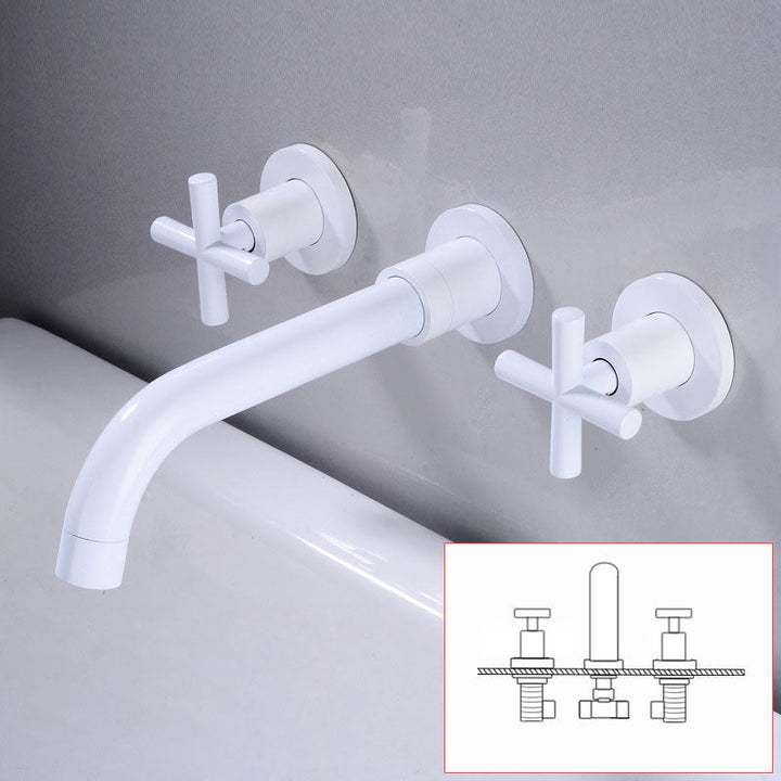 BowLift | Modern Wall Mounted Fixture Bathroom Bathtub Mixer Faucet