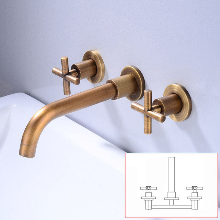 BowLift | Modern Wall Mounted Fixture Bathroom Bathtub Mixer Faucet