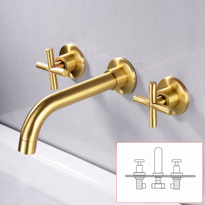 BowLift | Modern Wall Mounted Fixture Bathroom Bathtub Mixer Faucet