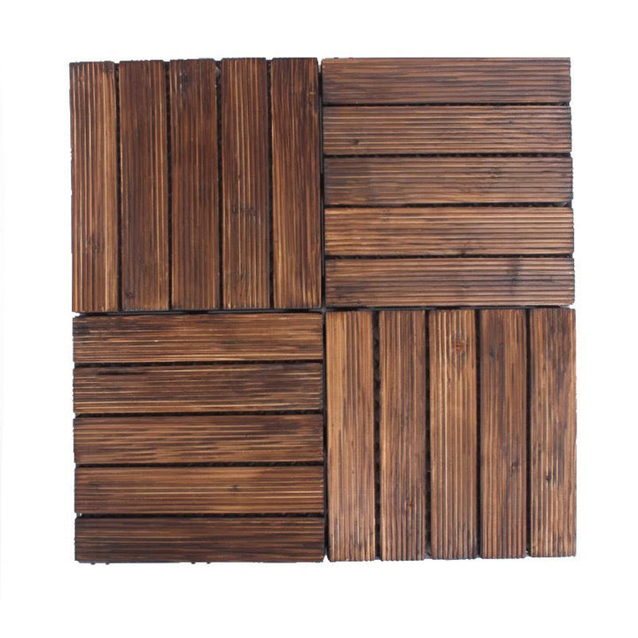 BowLift | Traditional Wood Laminate Floor Stain Resistant Laminate Plank Flooring Set of 11
