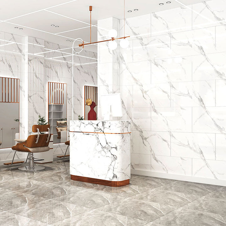 BowLift | Single Tile Wallpaper Rectangular Plastic Peel and Stick Splashback Wall Tile