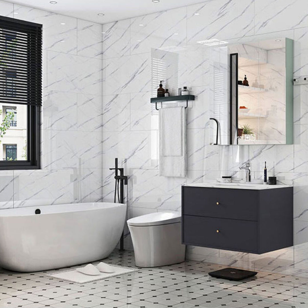 BowLift | PVC Peel and Stick Tile Rectangular Single Tile Wallpaper with Stain Resistant