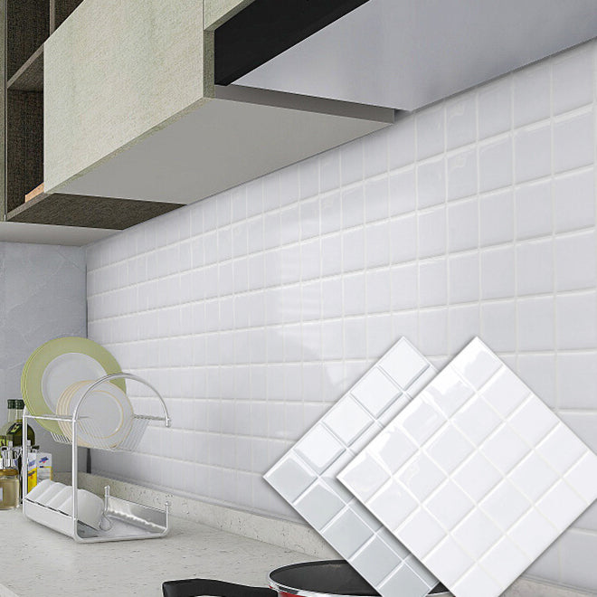 BowLift | Mosaic Tile Wallpaper Plastic Grid Peel and Stick Wall Tile