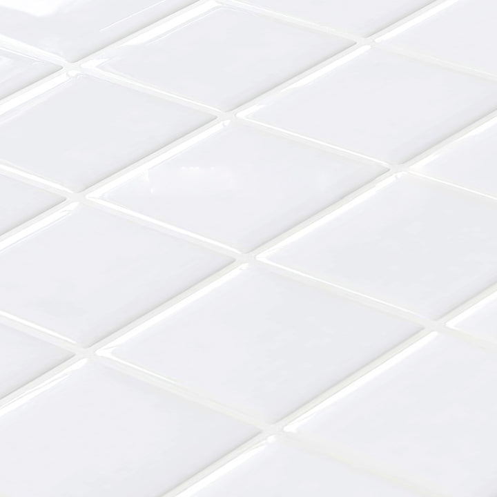 BowLift | Mosaic Tile Wallpaper Plastic Grid Peel and Stick Wall Tile