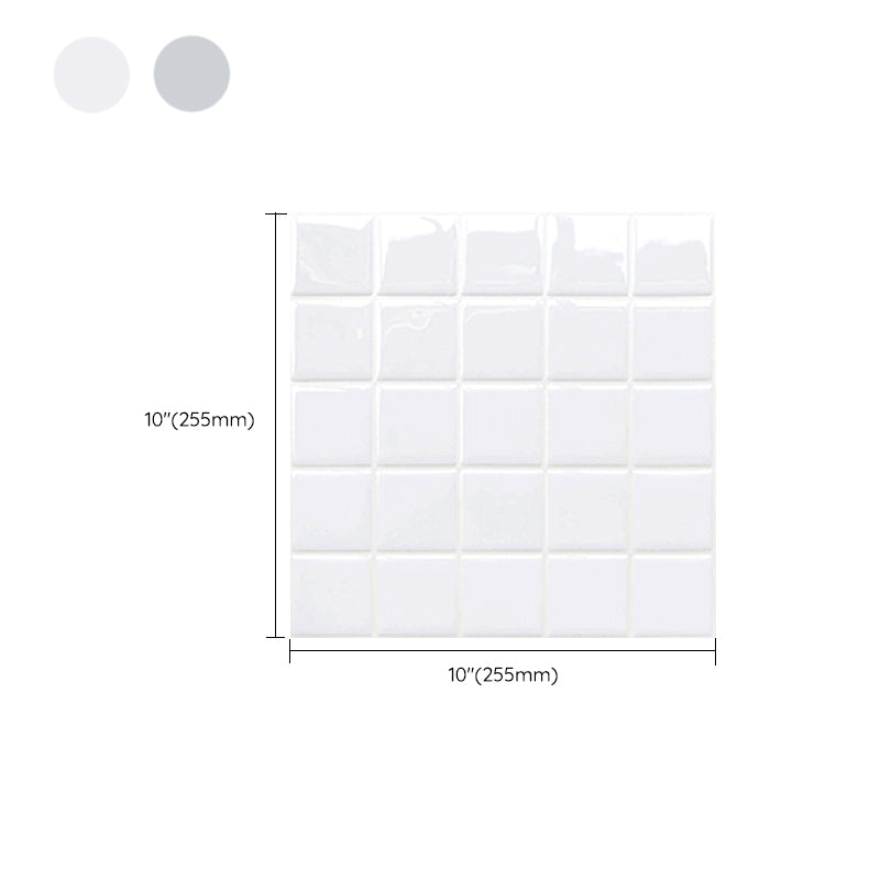 BowLift | Mosaic Tile Wallpaper Plastic Grid Peel and Stick Wall Tile