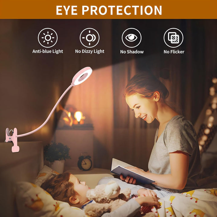 BowLift | 3 Colour Modes LED Desk Clamp Lamp with  & Flexible Gooseneck – Selvara (1+1 FREE)