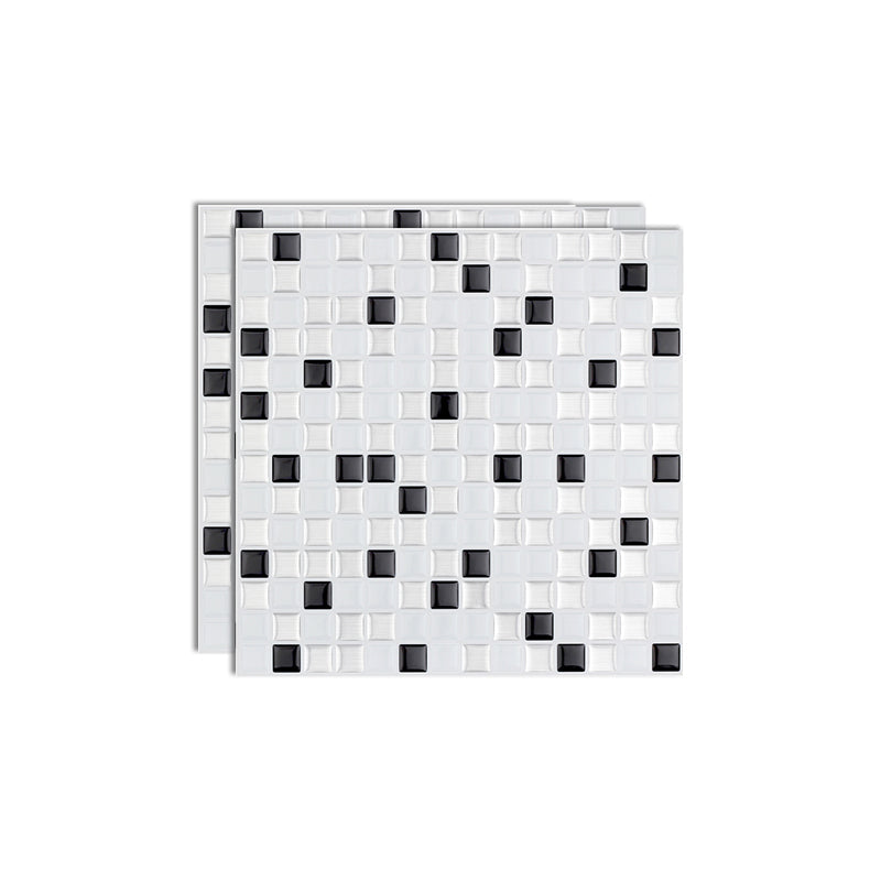 BowLift | Square Peel & Stick Mosaic Tile Plastic Mesh Peel & Stick Mosaic Tile