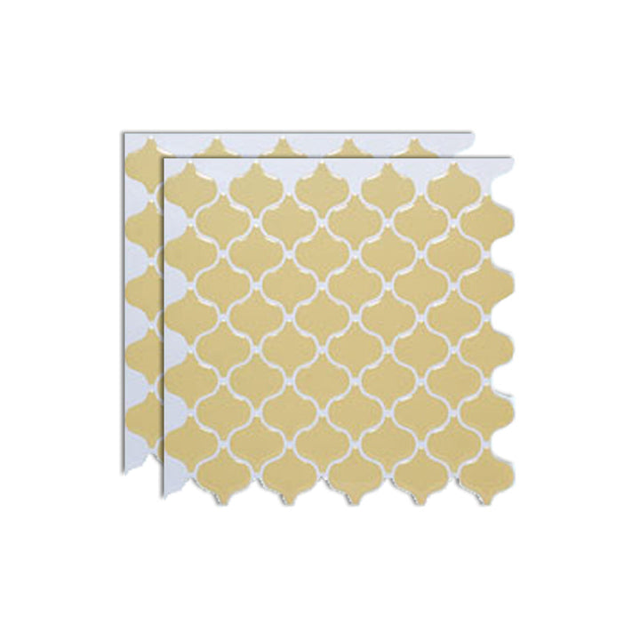 BowLift | Square Peel & Stick Mosaic Tiles Plastic Arabesque Peel and Stick Wall Tile